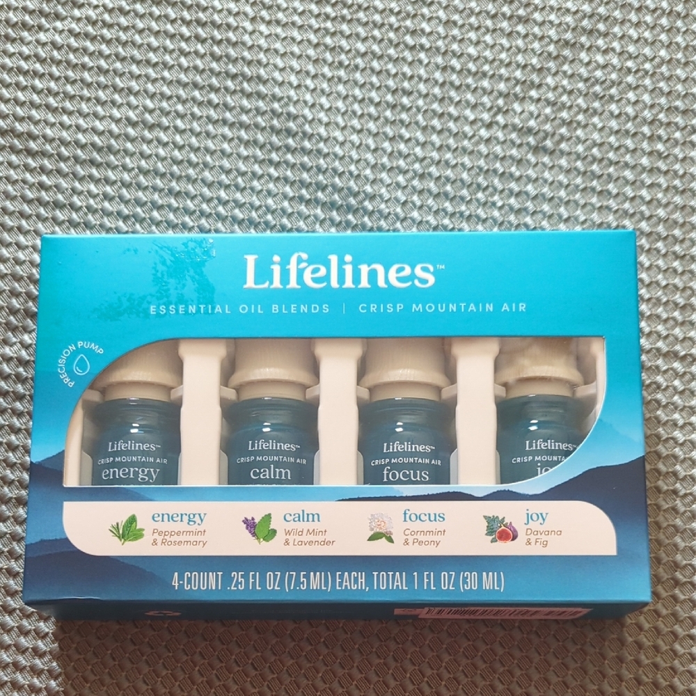 Crisp Mountain Air lifelines Essential Oil Blends Set